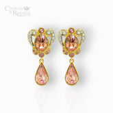 Princess Margaret Ornate Rose - Earrings